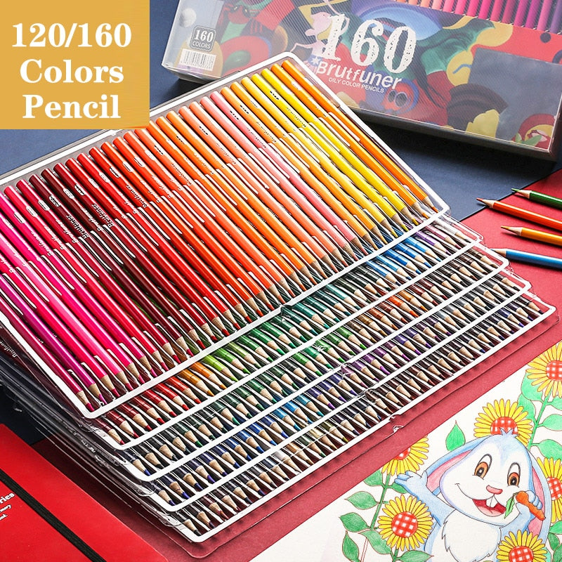 Art Supplies 120-Color Artists Colored Pencils Set for Adults