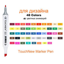 Load image into Gallery viewer, Art Drawing Marker Pen , TOUCHNEW 40 60 80 168 Colors Alcohol Graphic Art Sketch Twin Marker Pens Gift sketchbook for painting