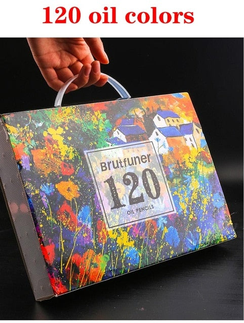 Brutfuner 120/160 Colors Professional Oil Color Pencils Set Artist Pai –  Mistake Shame